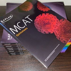 New Kaplan MCAT Prep Books with Bonus Quicksheets
